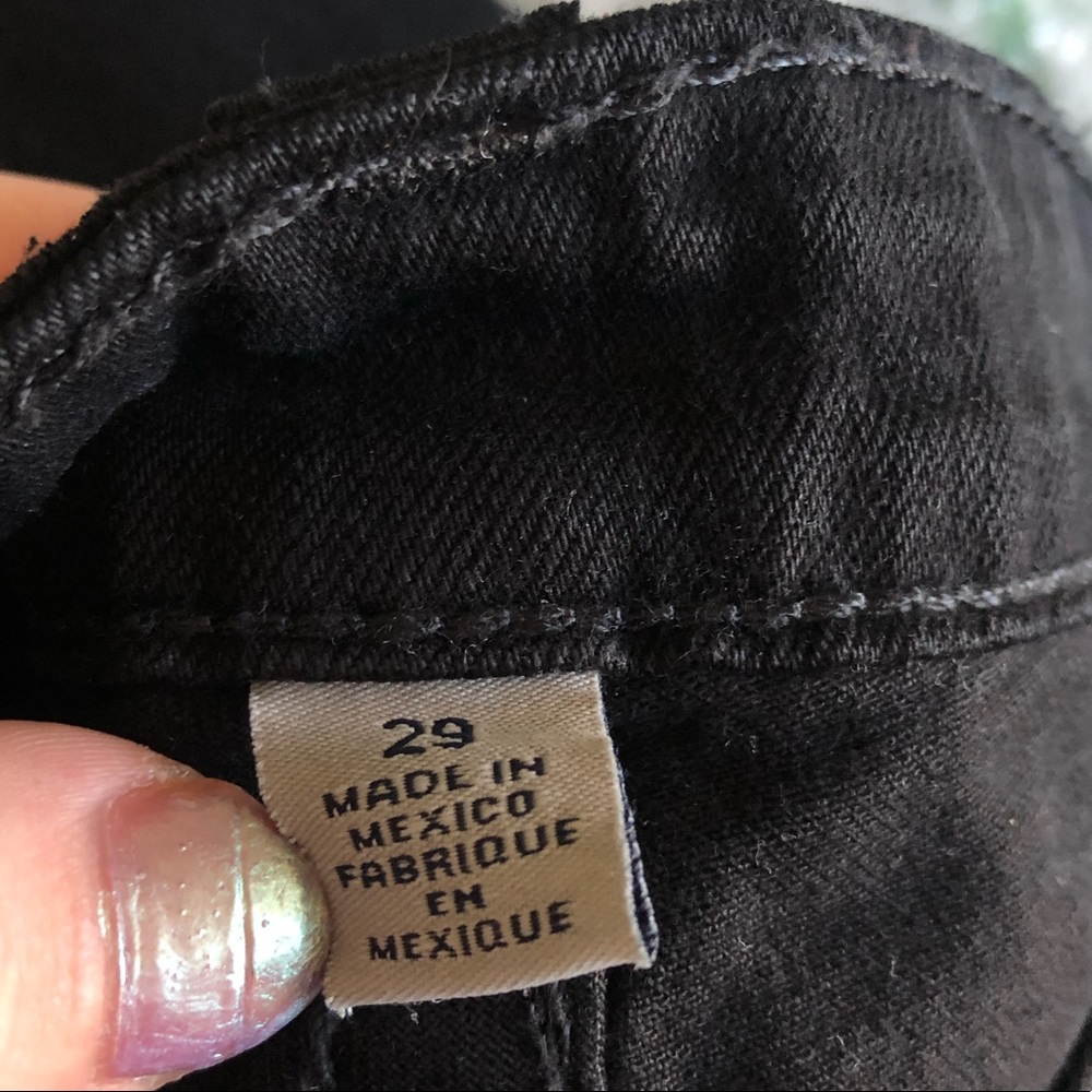 True Religion Distressed Black Skinny Jeans - Picture 8 of 9